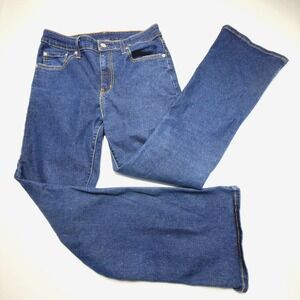 Vintage Y2K Levi's 522 Bootcut Jeans Women's W29 L30 Dark Wash Stretch Denim